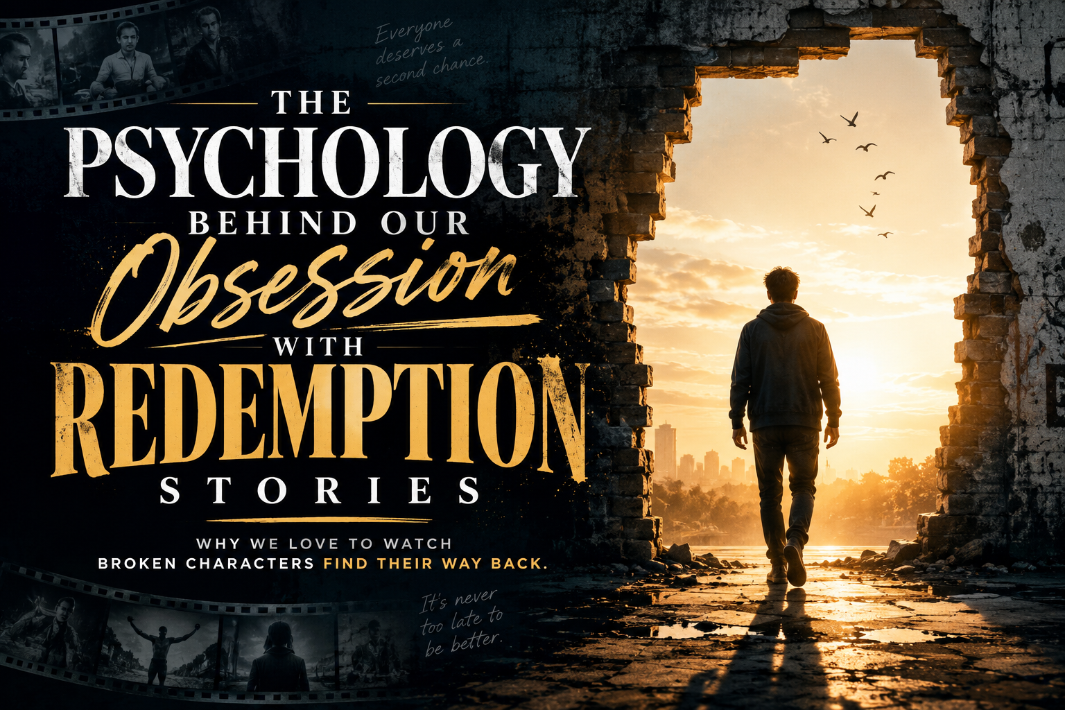The Psychology Behind Our Obsession With Redemption Stories